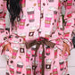PREORDER- Coffee Date Ruffle Pajama Set