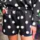 PREORDER- Luna Luxe Pullover Set- After Dark Polka Dot