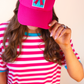 Gianna Bow Hat, Pink