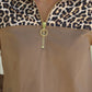 PREORDER- Mia Printed Pullover- Safari Chic