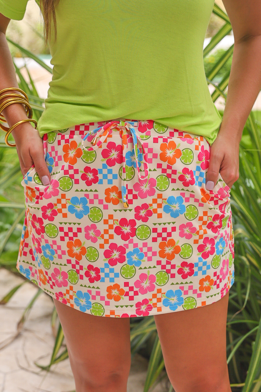 Check the Tropics Skort