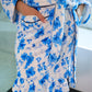 Legacy Lounge Robe- Blue Blossom