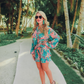 Paradise Awaits Pleated Set
