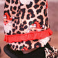 PREORDER- Santa Safari Chic Ruffle Pajama Set