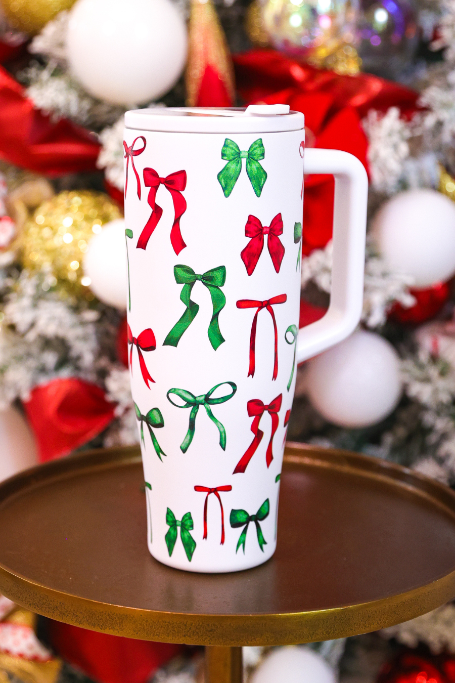 PREORDER- Midnight Bow Christmas Edition Sleek Tumbler