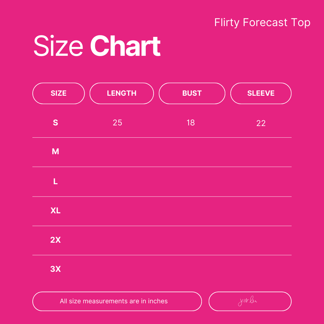 PREORDER-Flirty Forecast Wrap Top