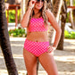 PREORDER- Sundazed Two Piece Swimsuit- Pink Polka Dot