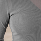 PREORDER- Keigan Mesh Top- Silver Glitter