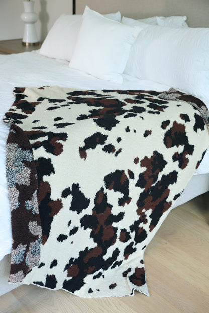 PREORDER- Cowhide Couture Blanket