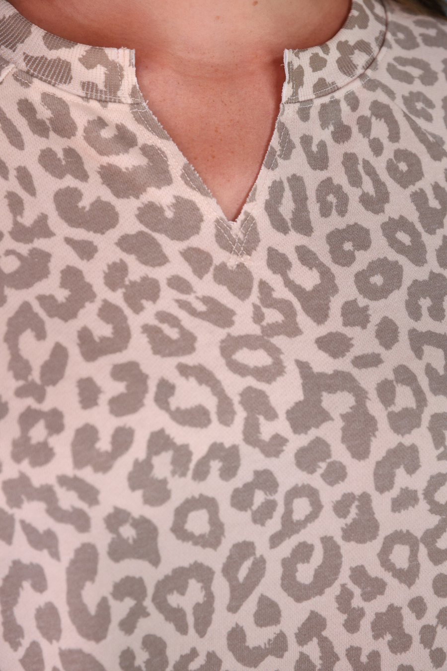 PREORDER- Riley French Terry Pullover- Bella Leopard