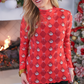 PREORDER- Keigan Mesh Top- Santa's Signature Bow