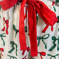 PREORDER- Midnight Bow Christmas Edition Ruffle Pajama Set