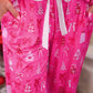 PREORDER- Pretty Pink Christmas Ruffle Pajama Set