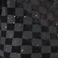PREORDER- Times Square Velvet Mesh Top- Black Checkered