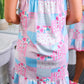 Almost Ready Bath Wrap- Pink Heirloom Patchwork