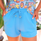 Solid Dusty Blue Everyday Shorts