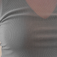 PREORDER- Keigan Mesh Top- Silver Glitter