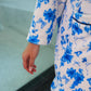 Legacy Lounge Robe- Blue Blossom