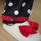 PREORDER-Dotty Darling Polka Dot Ruffle Pajama Set