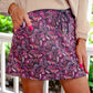 PREORDER- Berry Paisley Skort