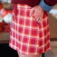 PREORDER- Amber Plaid Skort