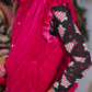 PREORDER- Velvet Quilted Vest- Pink