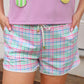 Pastel Plaid Everyday Shorts