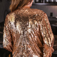 PREORDER- Betty Bow Top - Rose Sequin