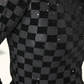 PREORDER- Times Square Velvet Mesh Top- Black Checkered
