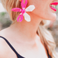 Bold Blooms Beaded Earrings