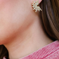 Rhinestone Cobweb Earrings