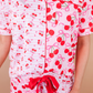 PREORDER-Cherry Bomb Ruffle Pajama Set