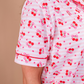 PREORDER-Cherry Bomb Ruffle Pajama Set