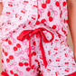 PREORDER-Cherry Bomb Ruffle Pajama Set