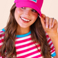 Gianna Bow Hat, Pink