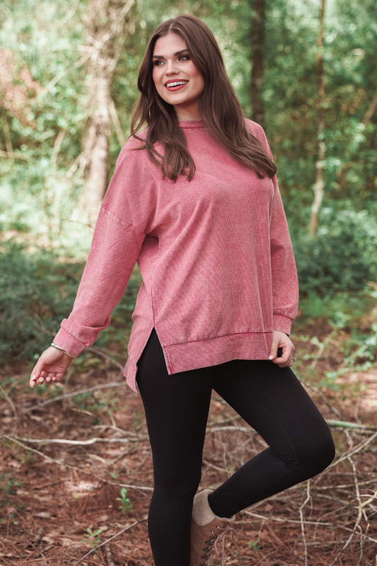 Alexis Corded Vintage Pullover