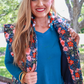 Gwen Floral Puffer Vest