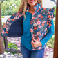 Gwen Floral Puffer Vest