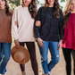 PREORDER Alexis Corded Vintage Pullover - Taupe