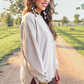 PREORDER Alexis Corded Vintage Pullover - Taupe