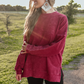 PREORDER Alexis Corded Vintage Pullover - Maroon