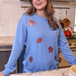 Fall Leaves Sequin Sweatshirt