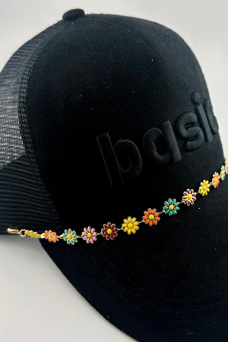 Colorful Daisy Hat Chain