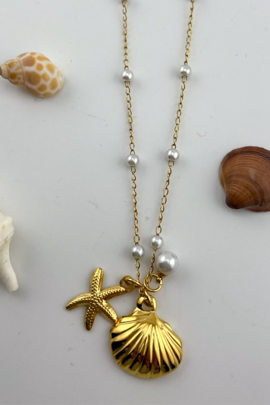 Oceanside Pearl Necklace