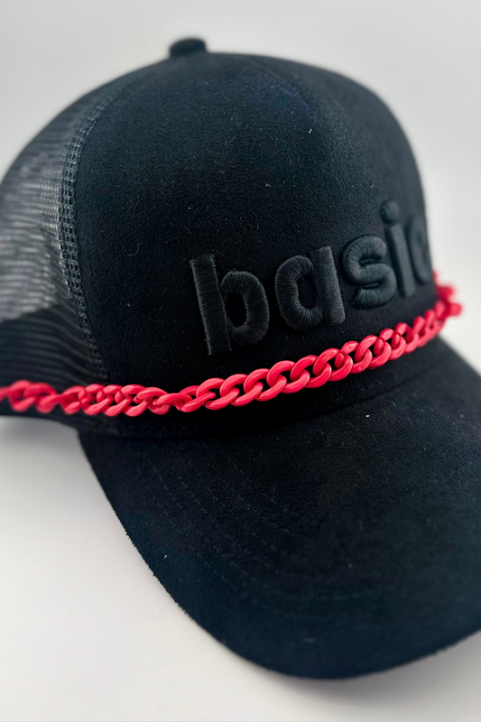 Pink Link Hat Chain