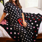 Dotty Darling Polka Dot Ruffle Pajama Set