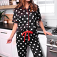 Dotty Darling Polka Dot Ruffle Pajama Set