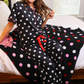 Dotty Darling Polka Dot Ruffle Pajama Set
