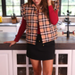 Nora Plaid Puffer Vest