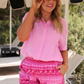 Casual Outing Shorts, Pink